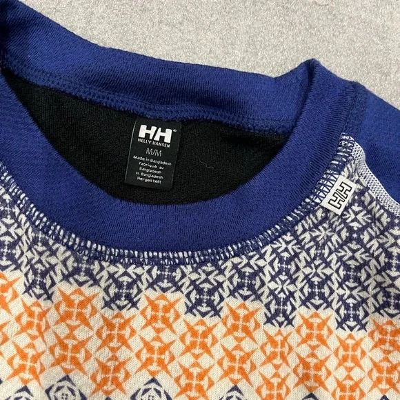 [M]Helly Hansen WMN HH Warm Ice Longsleeve Base Layer Shirt Princess Blue - Picture 4 of 8